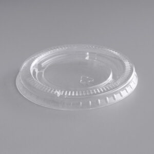 PET Plastic Lid for 1.5 to 2 oz. Souffle Cup / Portion Cup - 2500/Case
