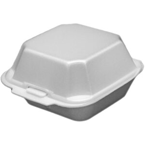 225 Large Hinged Square Containers 500/case